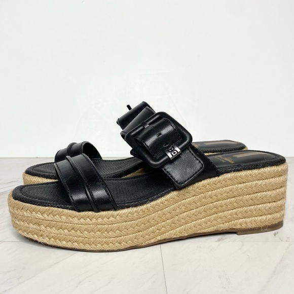 Sam Edelman Carson Espadrille Platform Wedge Sandal 8 - Picture 1 of 14